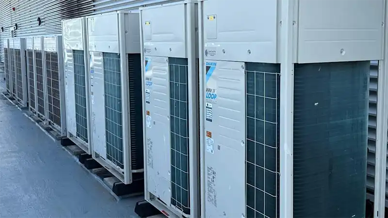 A commercial air conditioning installation done by Elite AC North West LTD